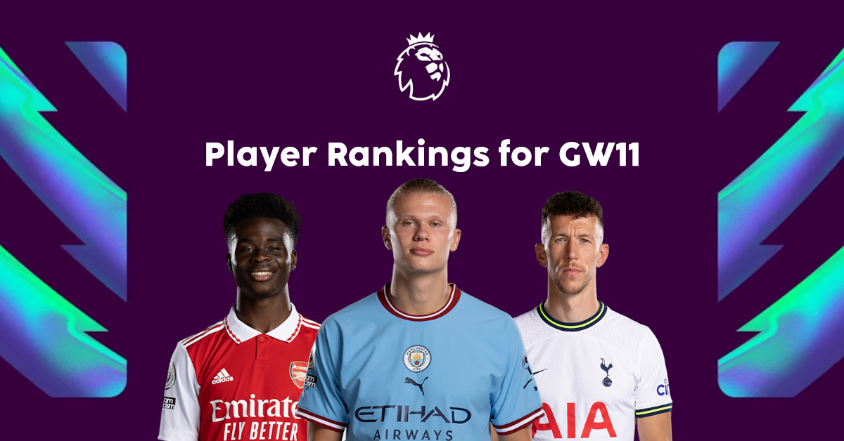 FPL Player Rankings for Gameweek 11